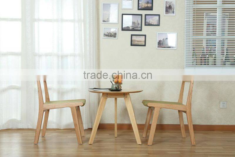 Upholstered Ash fancy living room wooden Chair