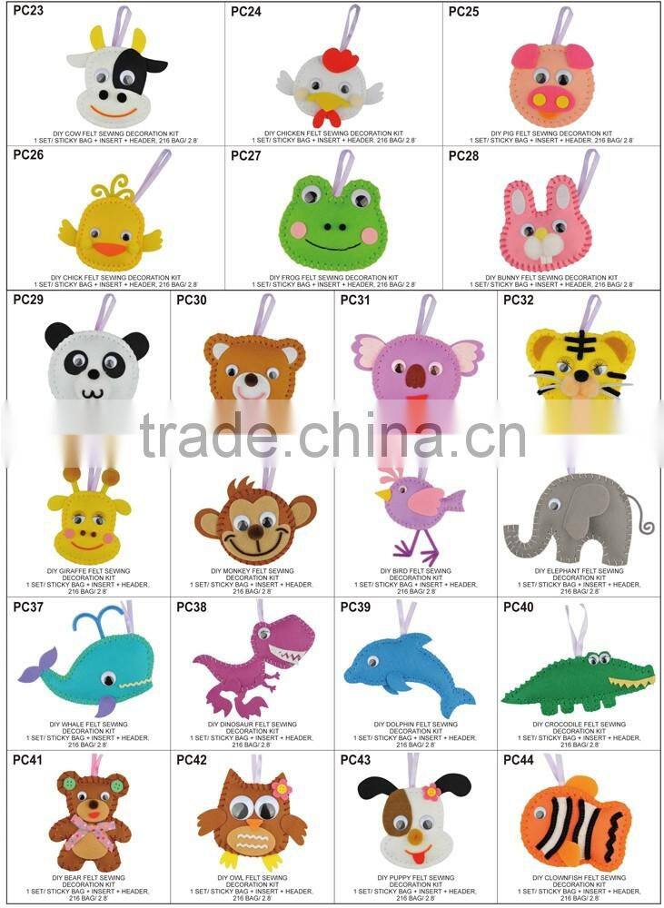 KIDS DIY CRAFT KITS COTTON & LINEN HAND FRAME BAG