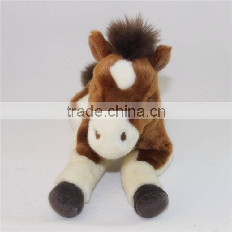 Fancy quality Cute design birthday gift custom plush horse plush horse toy