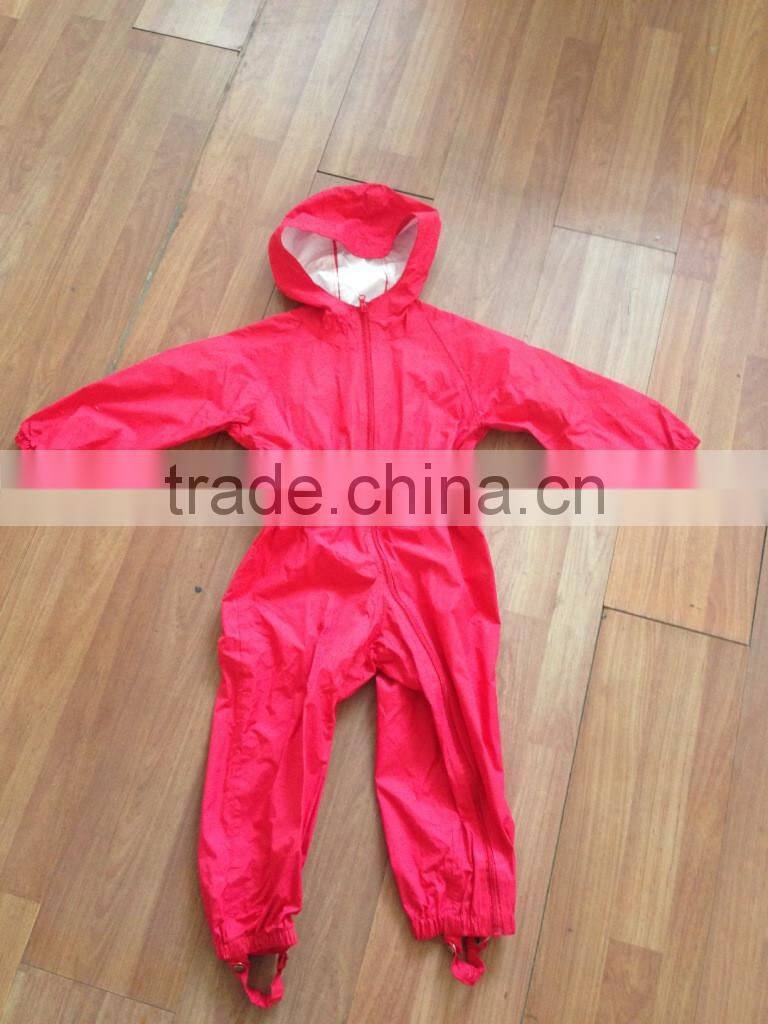 Waterproof One Piece Kids Coveralls for winter