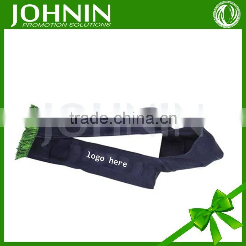 Custom Sublimation printed promotional Polar fleece football scarves and hats