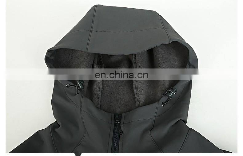 Custom Fashion Breathable Softshell Jacket Hoodies Winter Jacket