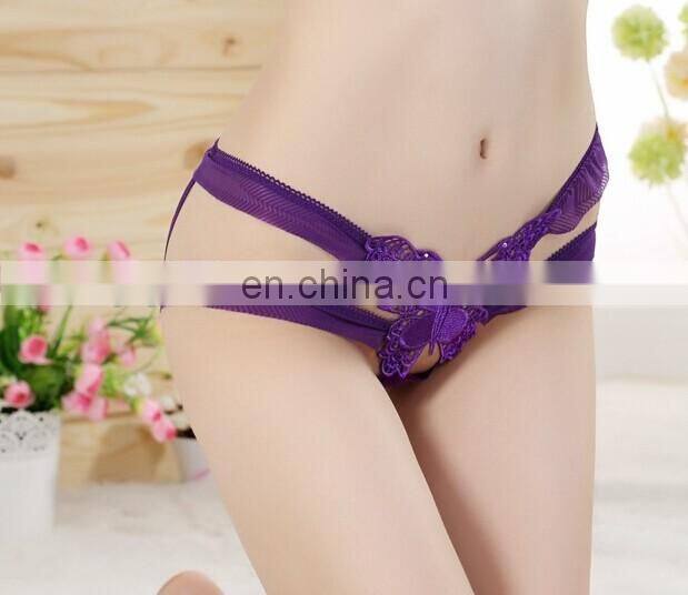 New Arrival Adult Sexy Lingerie Lace See Through Short Panties First Night Temptation Lace Thongs For Women