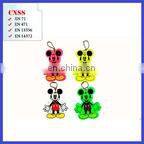 customized logo Reflective key chain with PVC