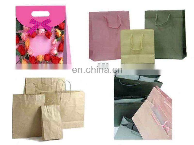 Customized colorful design luxury paper shopping bag