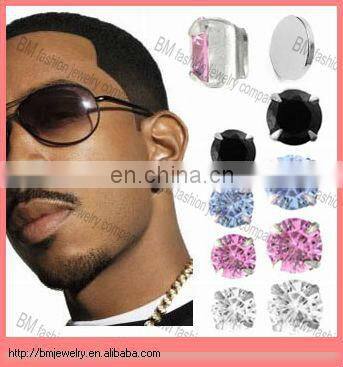 Ruby Red Gem MICRO Nose Ring L-Shaped in surgical steel piercing jewelry rings