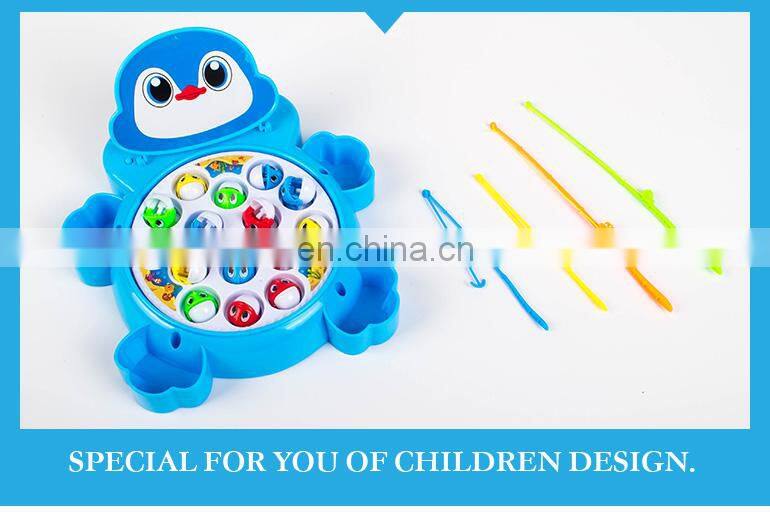 toys 2018 electric magnetic penguin fishing children toys educational game for sale