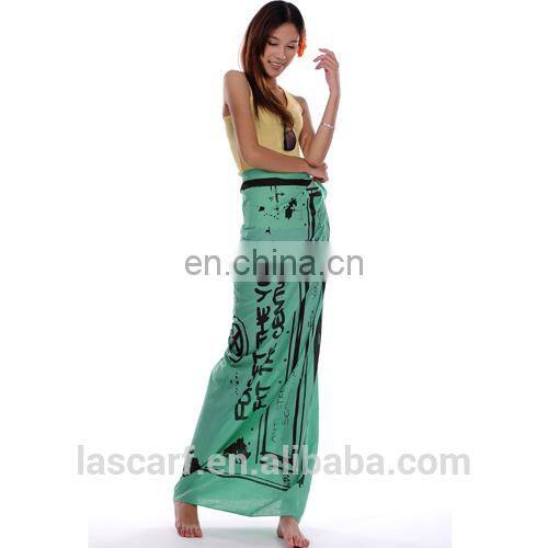 customized printed cotton beach sarong