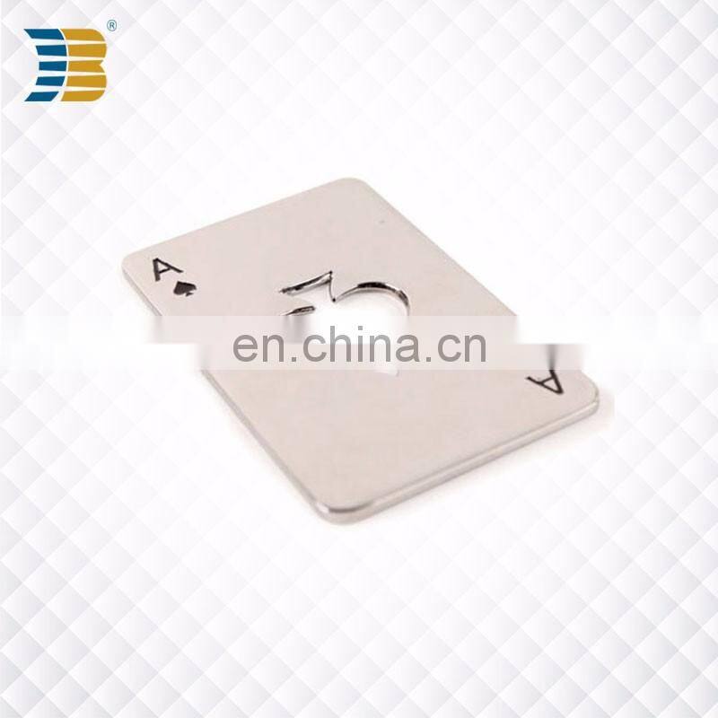 high quality cheap custom round bottle opener with embossment