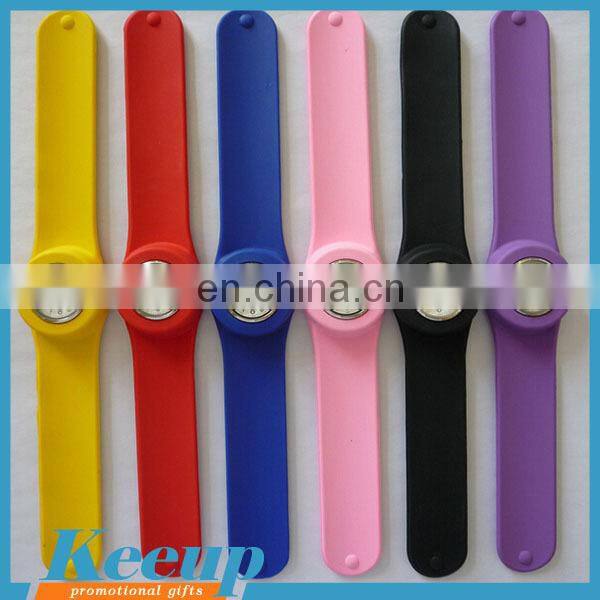 New Design Custom Silicone Slap Watch For Children