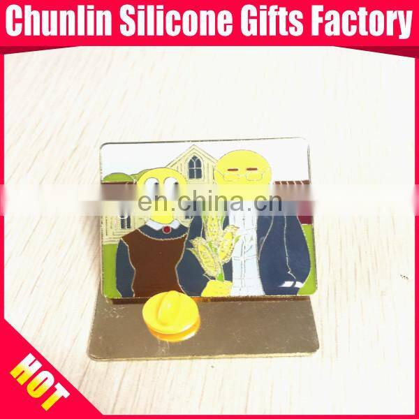 custom high quality magnetic aluminium badge
