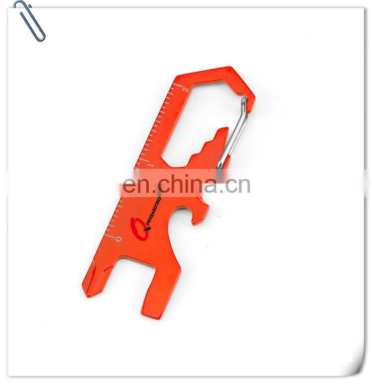 8 in 1 stainless steel pocket multi function tool with screwdriver,bottle opener,ruller,wrench,