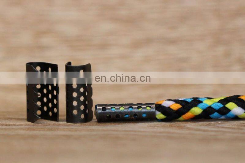 Brass shoelace U shape aglet metal tip for shoelace