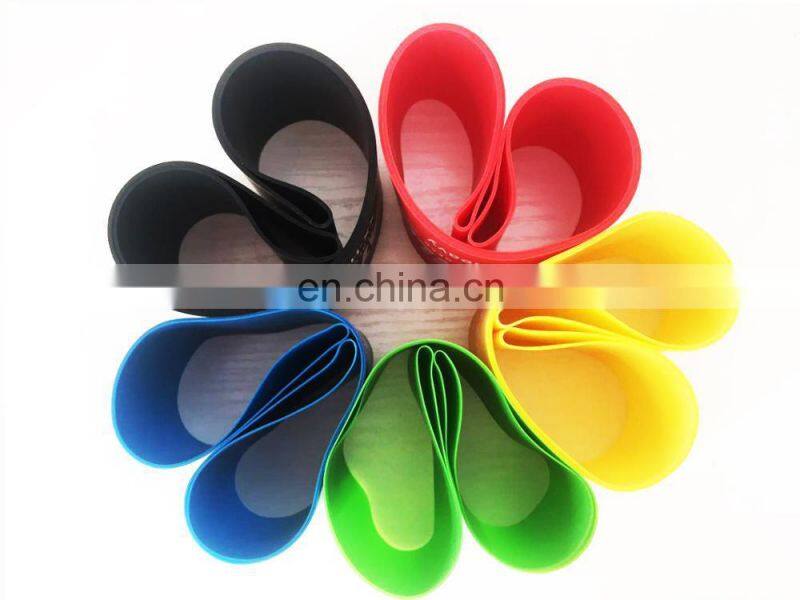 50 60cm Resistance Loop Bands -Latex Exercise loop Bands Set of 4 for Working out or Physical Therapy