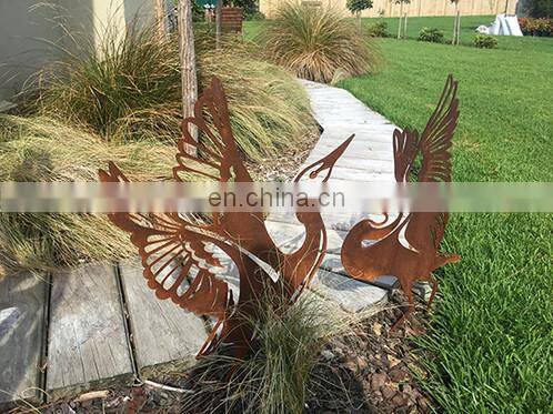 Realistic Corten Steel Sculpture