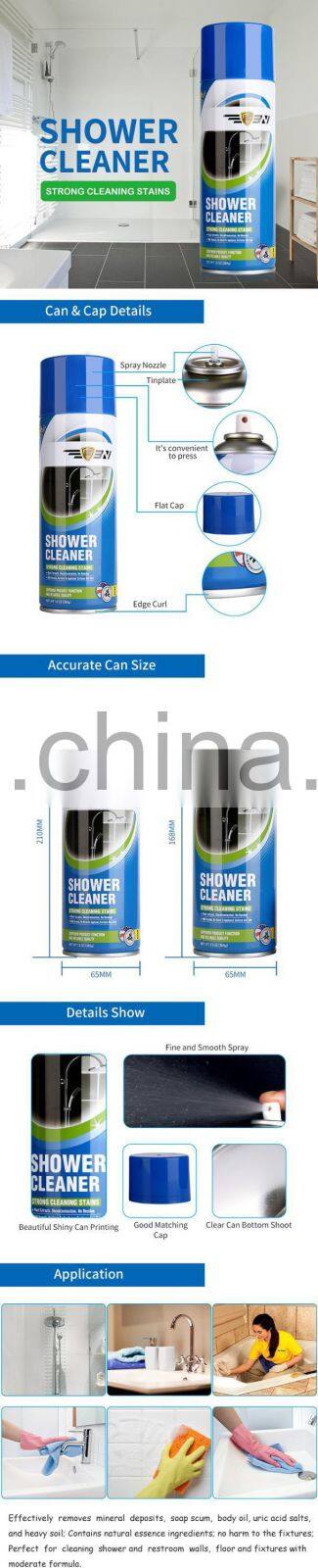 Perfect Shower Room Spray Cleaner(13OZ), Rest Room Cleaner Spray(368g), High Quality Aerosol Cleaning Spray for Shower Stall