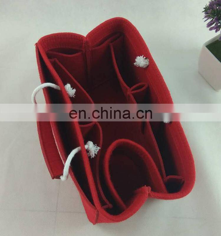 factory directly wholesale Felt Cosmetic Accessory handle Bag