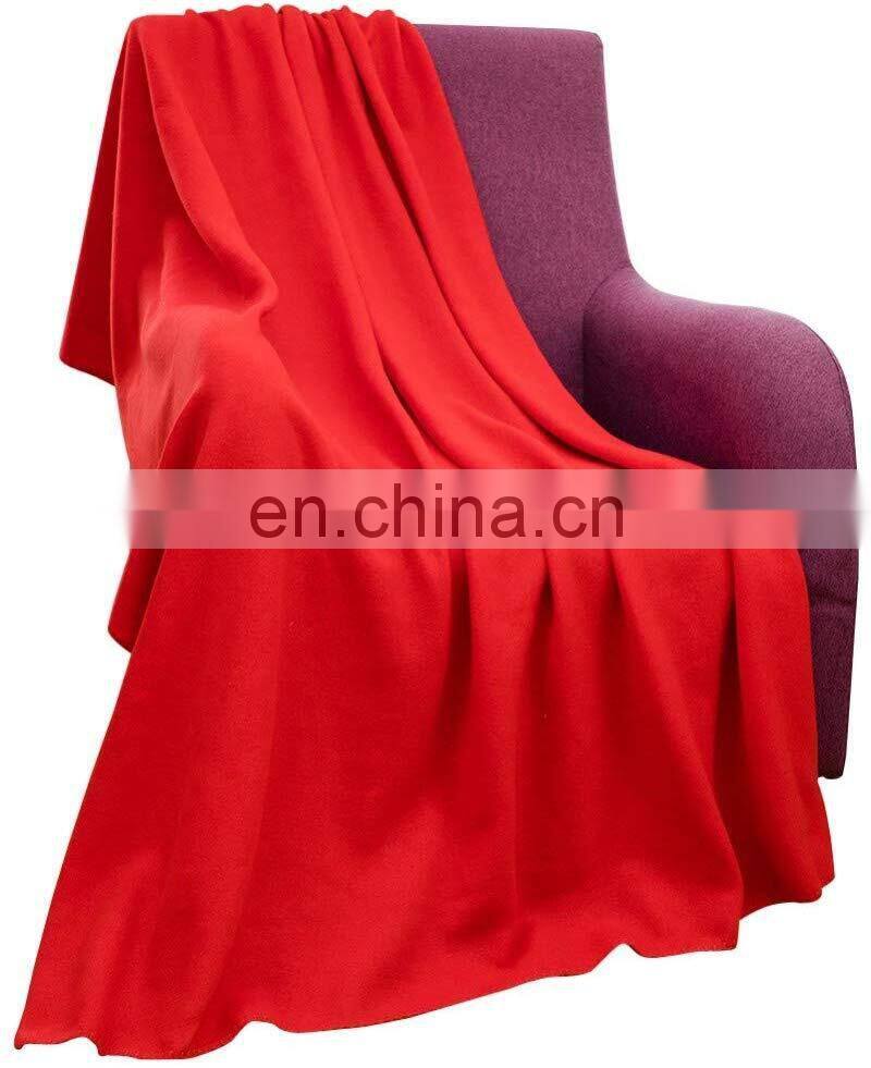 Fleece Blanket Throw Super Soft Cozy All Season Polar Fleece Blanket for Bed Couch Sofa or Travel
