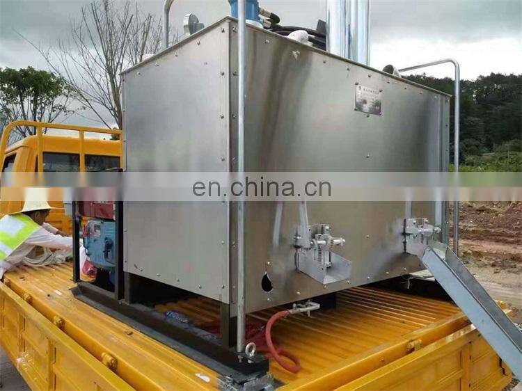 1.2 TON preheater thermoplastic melter road marking paint mixing machine boiler for sale
