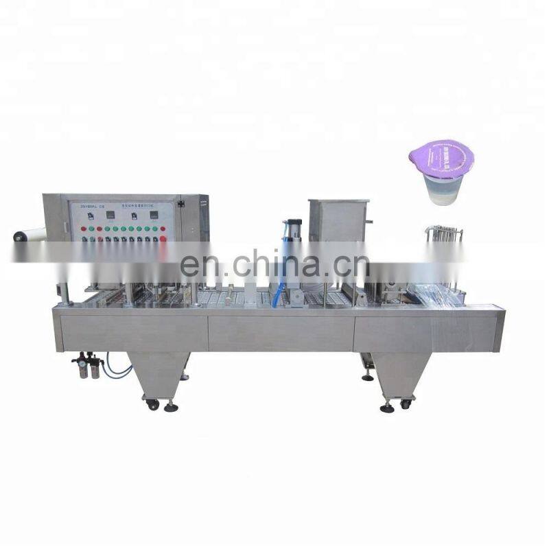 Shanghai Joygoal high quality jelly mini cup filling sealing machine automatic bubble tea cup sealing machine