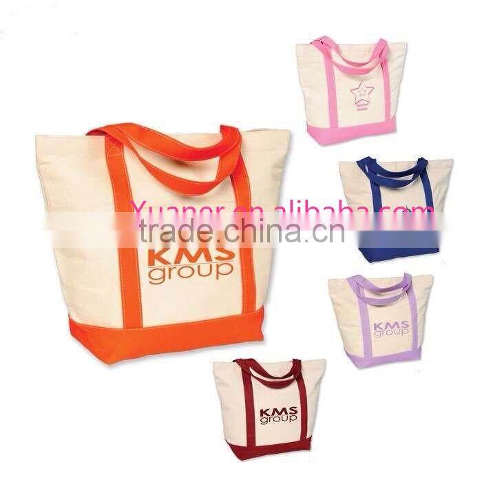 2016 popular hot selling promoting custom shopping tote canvas painting bag