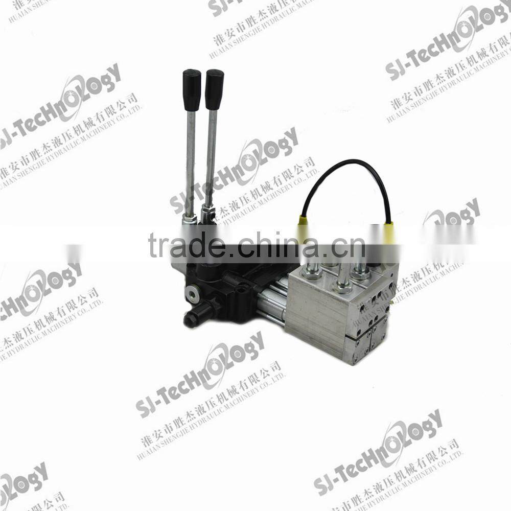 Z1391 electric-hydraulic control,manual control,single acting manual control,factory electric-hydraulic control valve for truck