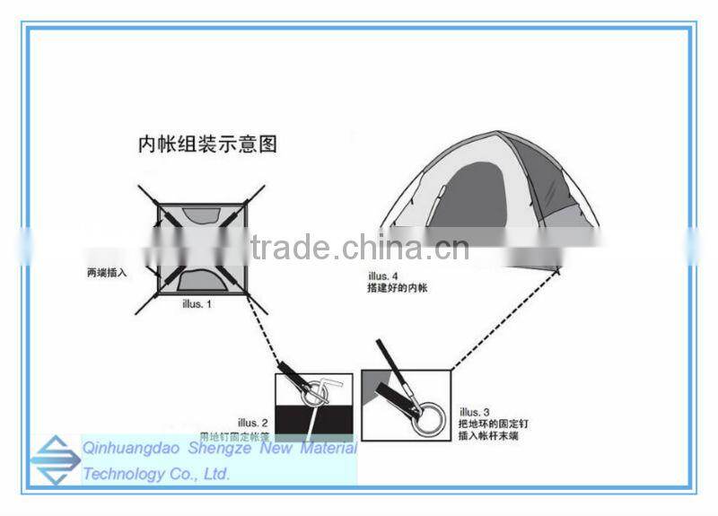 FRP tent pole/ tent pole for outing tent/ frp tent poles