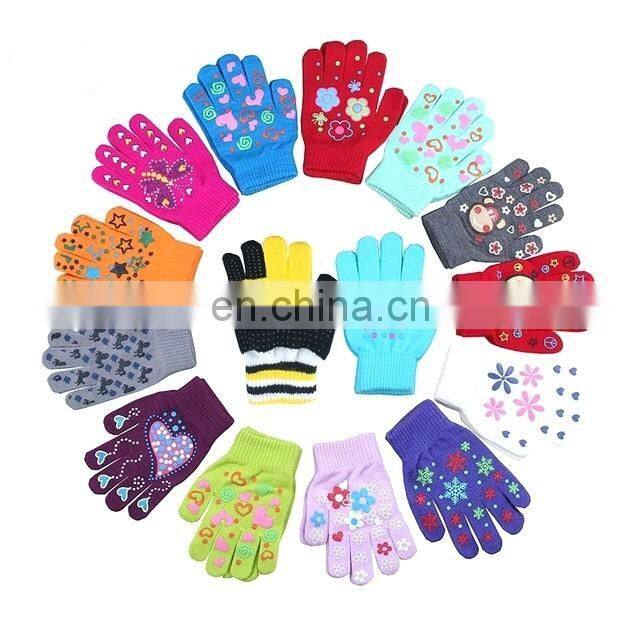 Winter Warm Cartoon Kids Knitted Gloves