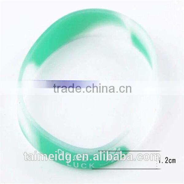 Cheap price fluorescent silicone wristband