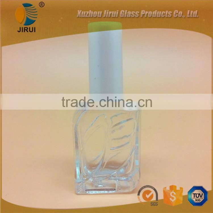 15ml leaf square nail polish glass bottle