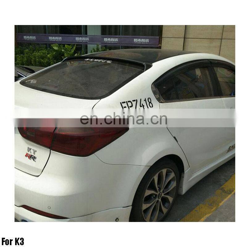 ABS Primer Painted Back Roof Spoiler For K3 Rear spoiler