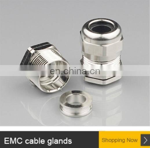 Direct Factory Flameproof Double Locking Single Sealing Stuffing EMC Cable Connector Gland Manufacturer