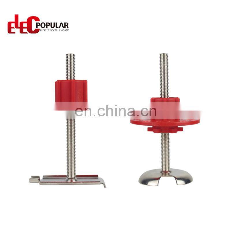 Small lockout device for butterfly valves
