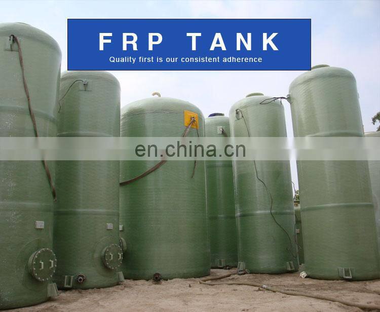 Aboveground plastic chemical fiberglass frp hcl storage tank
