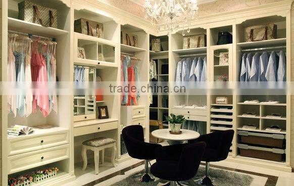 Classic Wooden Wardrobe , corner bedroom wardrobe