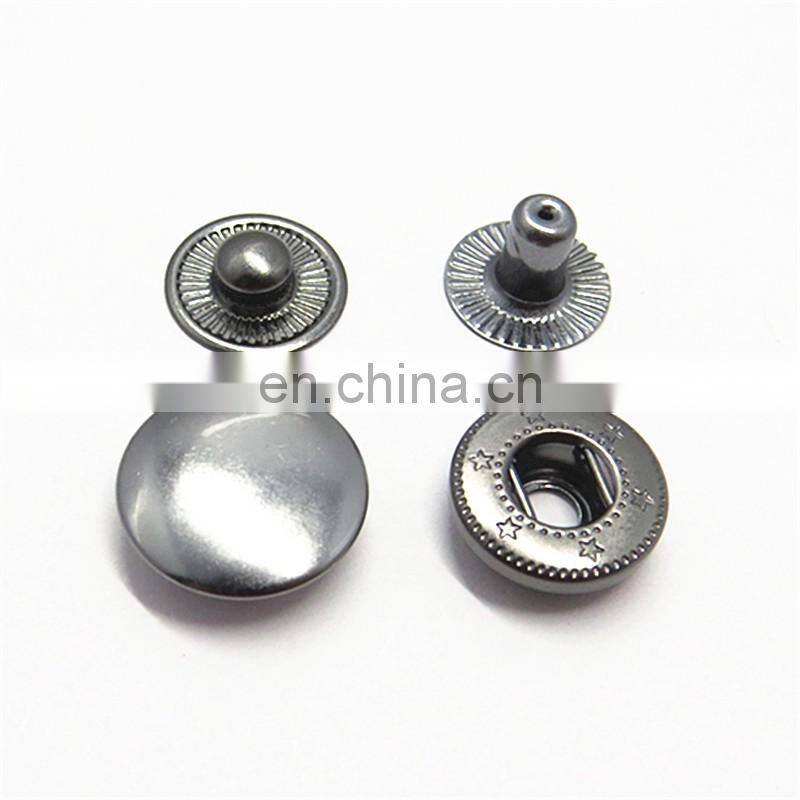 Custom 12mm Metal Spring Snap Clip Button