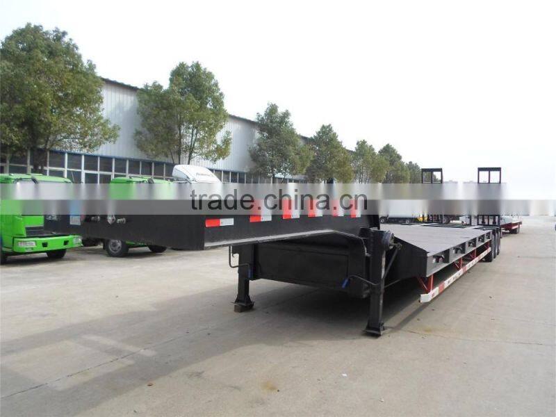 Triaxle low bed semitrailer with good price for sale 008615826750255 (Whatsapp)