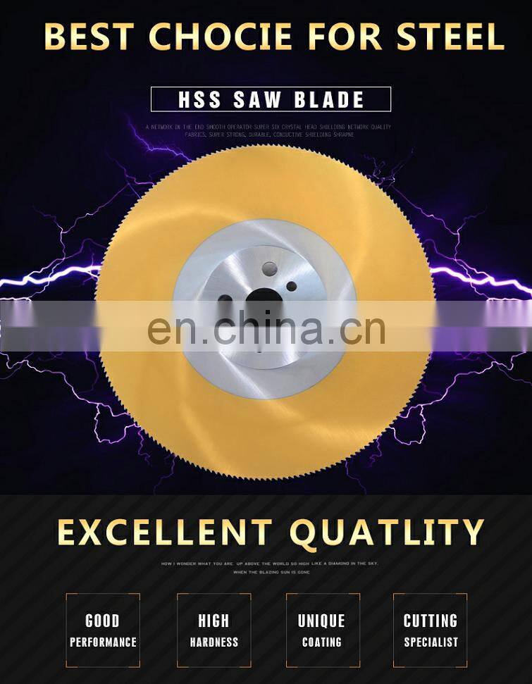 LIVTER Hss Steel Cutting Saw Blade TICN Coated Circular Saw Blade Iron Cutting Saw Blade