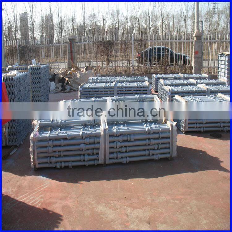 Best Quality !!! Promotion Price !!! quick assembly Q235 Cuplock scaffolding standard and ledger for sale