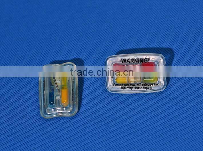 Anti theft EAS security button ink tag with pin