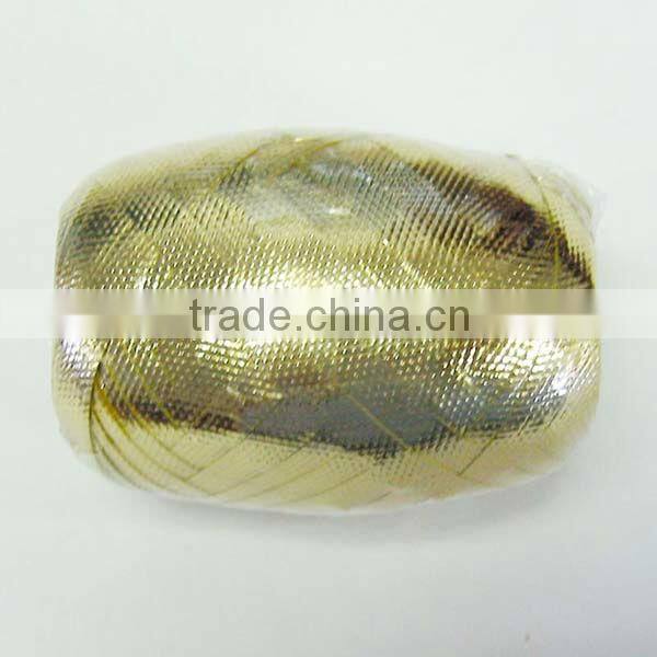 Metallic Effect Ribbon Egg, Bule Metallic Ribbon Roll, Fashinable Printed Ribbon Spool for Decoration