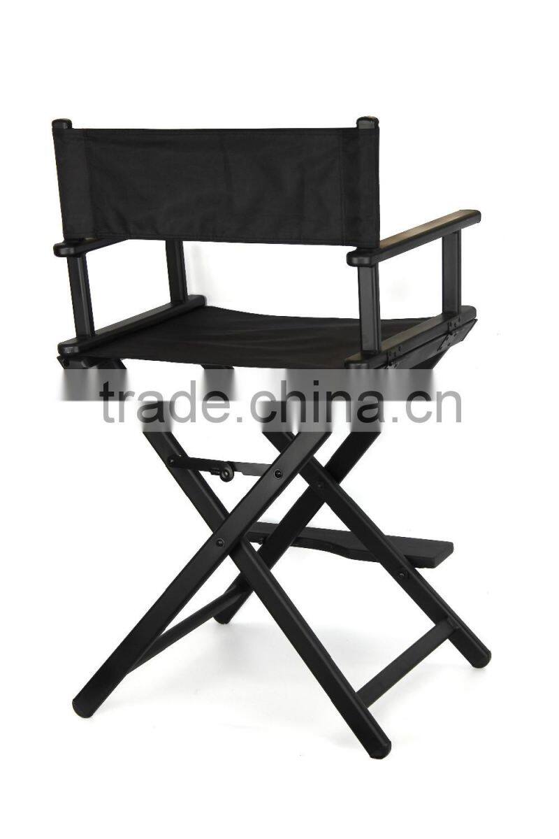 Cheap Beauty salon comfortable fashionable makeup chair, Aluminum metal frame 1680D nylon folding director chair factory