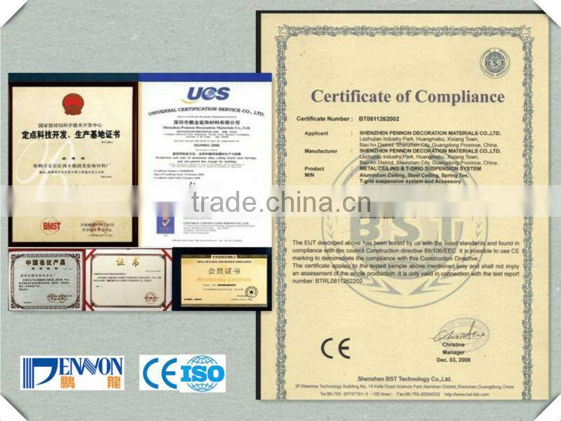 Support Suspended Ceiling System Ceiling Grid Tee Bar