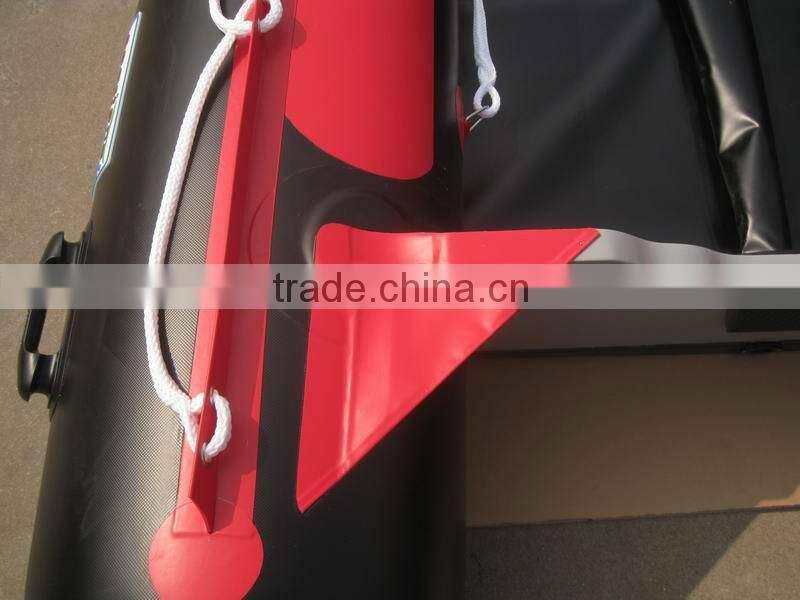 CE 2012 Hot Hypalon/Pvc selling rescue boat Aluminum floor 4.3 meter Inflatable Boat