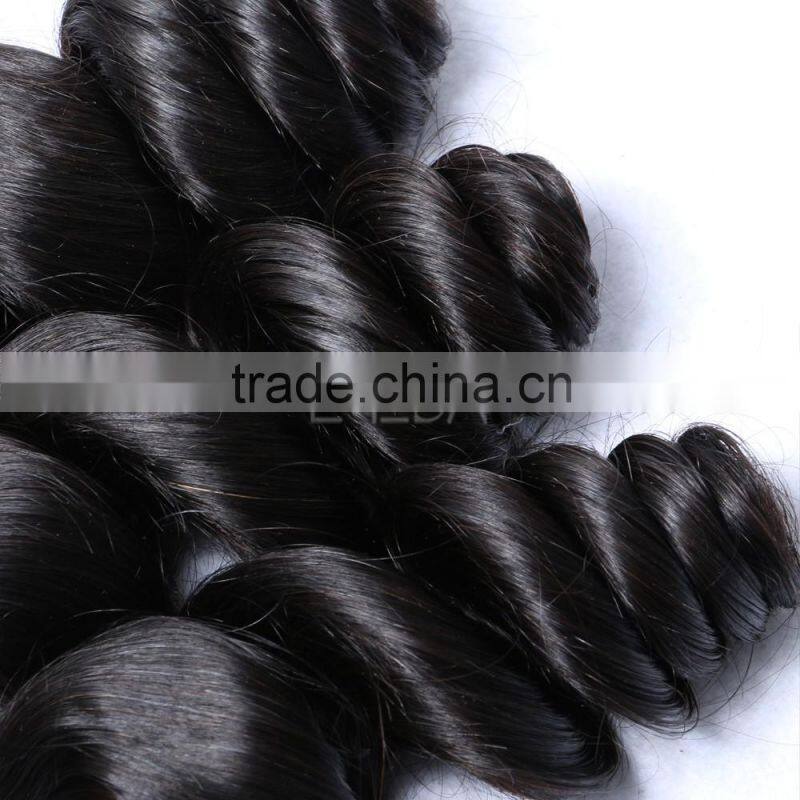 Paypal accepted 100% unprocessed virgin hair wholesale natural grade 8a remy Peruvian loose wave virgin hair