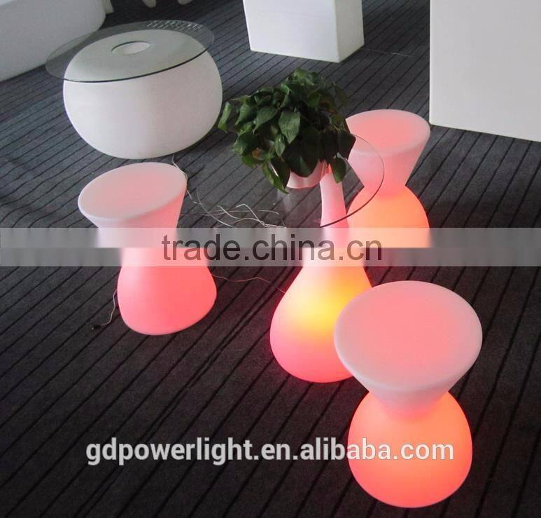 New PE plastic Stool with LED light & remote control YXF-3042