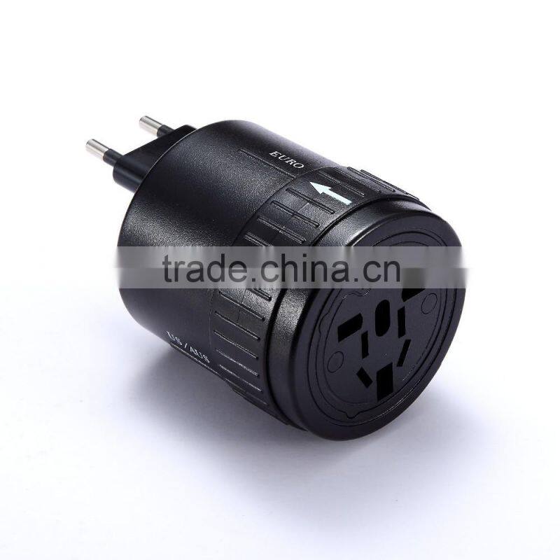 2016 new arrival wall charger with usb port black mini travel charger