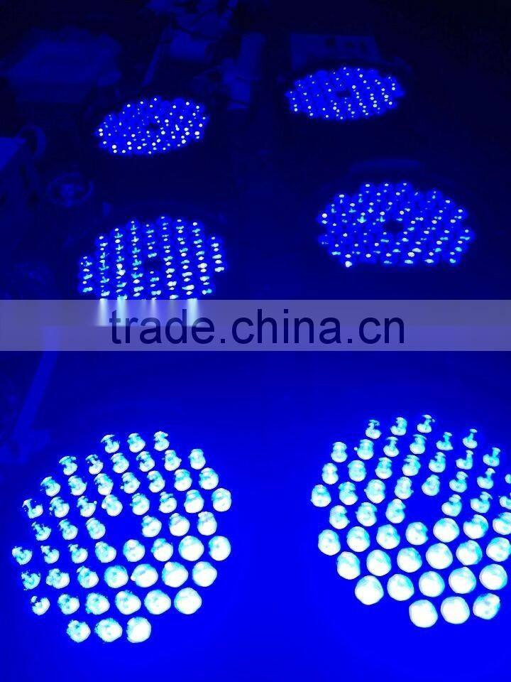 Good color mixing and high brightness LED 54x3w RGB 3IN1 par light 110v-240v good price indoor led par light DMX control