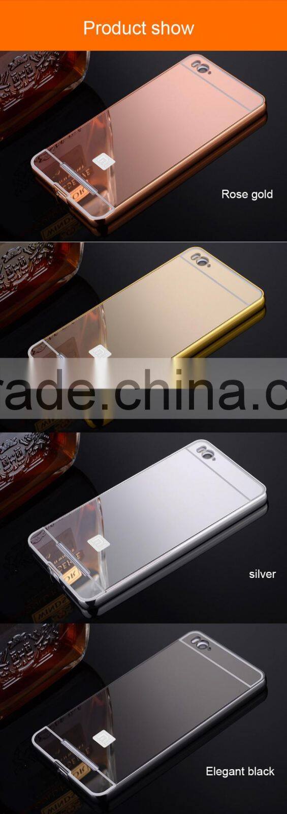 wholesale cell phone case luxury aluminum ultra-thin mirror metal case cover compact mirror case for samsung galaxy s3