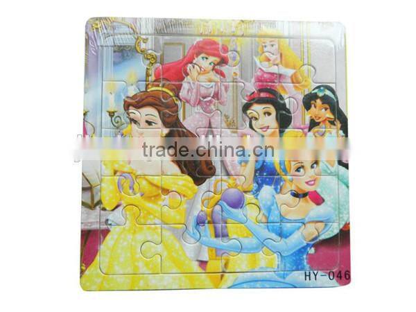 educational toys custom kids playing printing paper jigsaw puzzle die